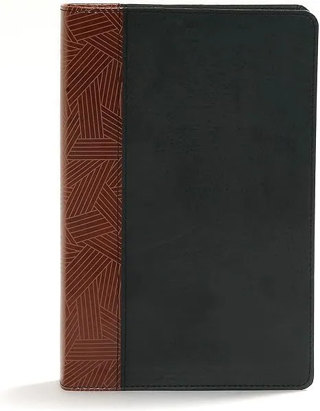 CSB Rainbow Study Bible, Black/Tan LeatherTouch