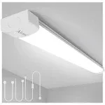 Utility LED Light Fixture 4FT Plug in Ceiling Lights LED Tube Light for Kitch...