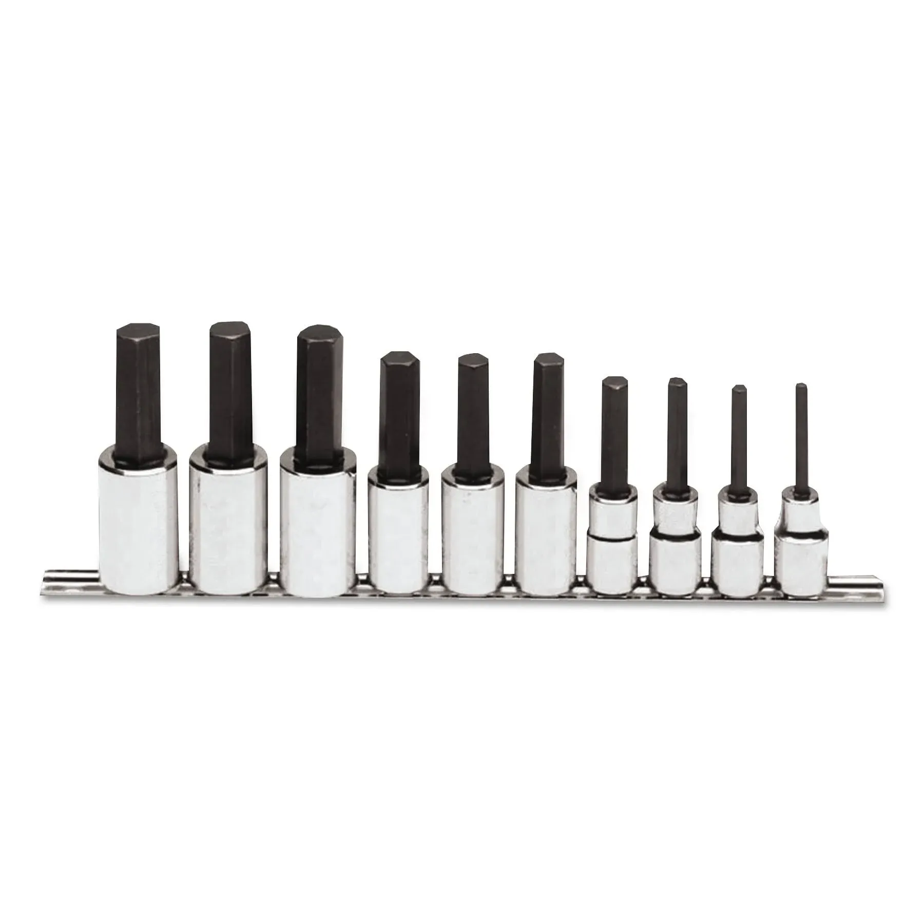 Proto 1/2" Drive 10 Piece Metric Hex Bit Socket Set