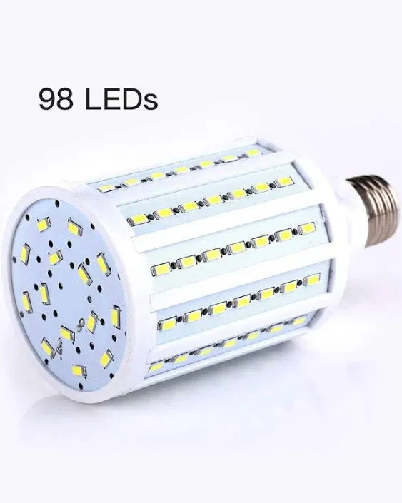 Lighting 25W E26/E27 LED Corn Light Bulbs(2 Pack)- 98 Leds 5730 SMD 2500Lm Super