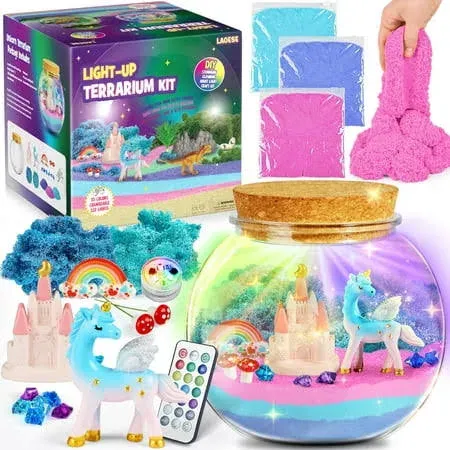 christmasTerra<wbr/>riumCrafts  for Kids-LED Night Light Up Remote Birthday Gifts Toys