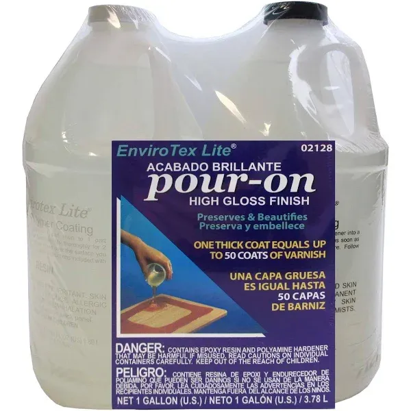 Envirotex Lite Pour on High Gloss Finish 128oz