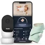 Owlet Dream Duo 2 Smart Baby Monitor - 1080p HD Video Baby Monitor with Dream Sock - Baby Foot Monitor and Sensor Tracks Heartbeat and Oxygen Levels in Infants and NewbornsOwlet Dream Duo 2 Smart Baby Monitor - 1080p HD Vi…