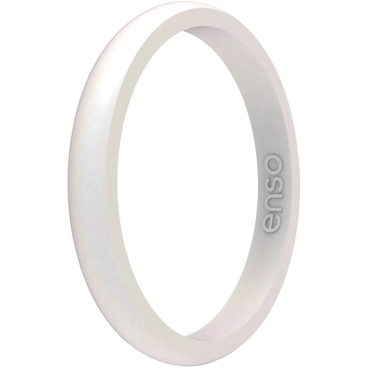 Enso Rings Halo Birthstone Series Silicone Ring - 9 - Opal