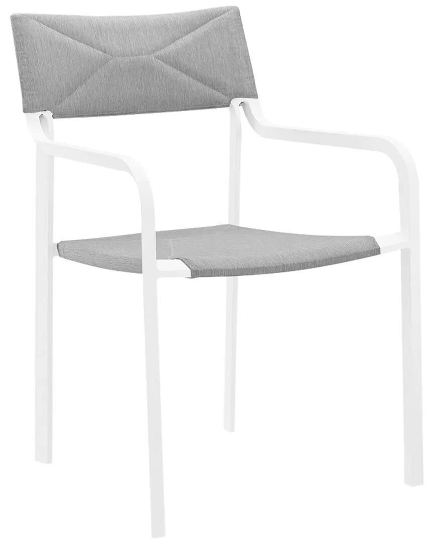 Raleigh Stackable Outdoor Patio Aluminum Dining Armchair