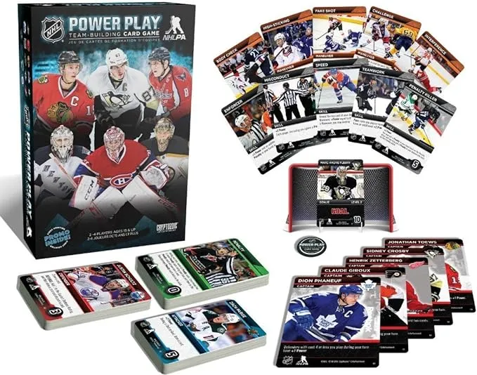 NHL Power Play Team Building Card Game - NWT