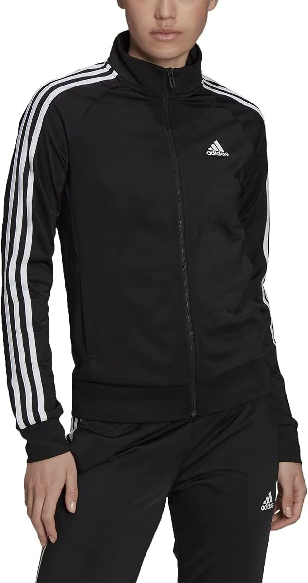 adidas H48443 Warm-up Slim Track jacket black womens size medium new