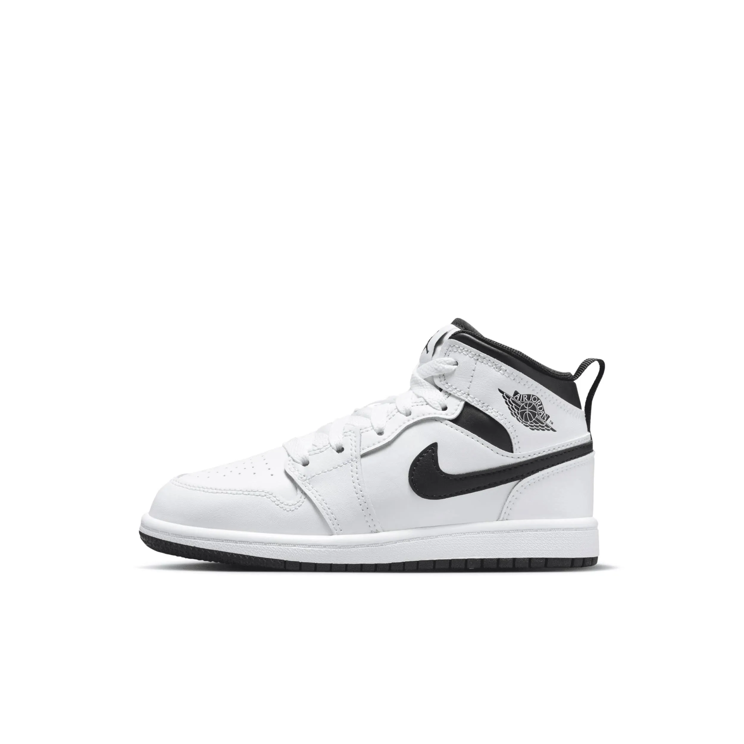 Jordan 1 Mid (PS) - DQ8424-132 - White/Black-White-Black