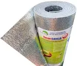 Insulation Marketplace SmartShield -3mm 24INX50FT ReflectiveINSULATION Roll, Foam Core Radiant Barrier, ThermalINSULATION Shield - Engineered Foil