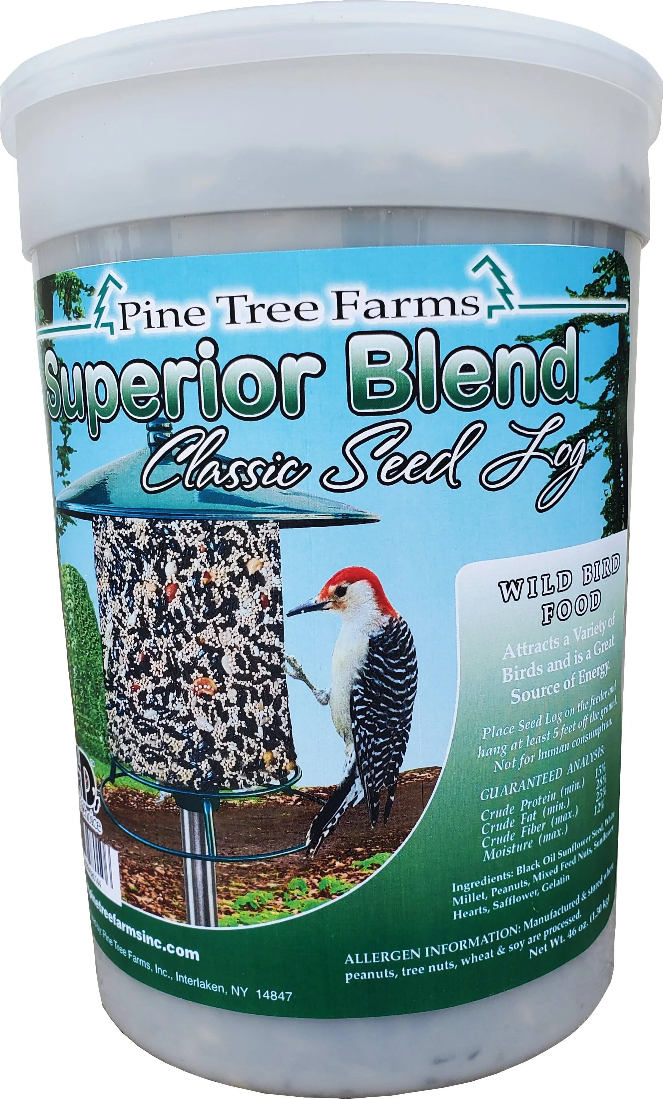 Pine Tree Farms Ptf8014 68 oz Log Superior Blend Classic Seed