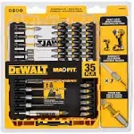 DeWalt DWA35SET Tough Grip Screwdriver Bit Set (35-Piece)