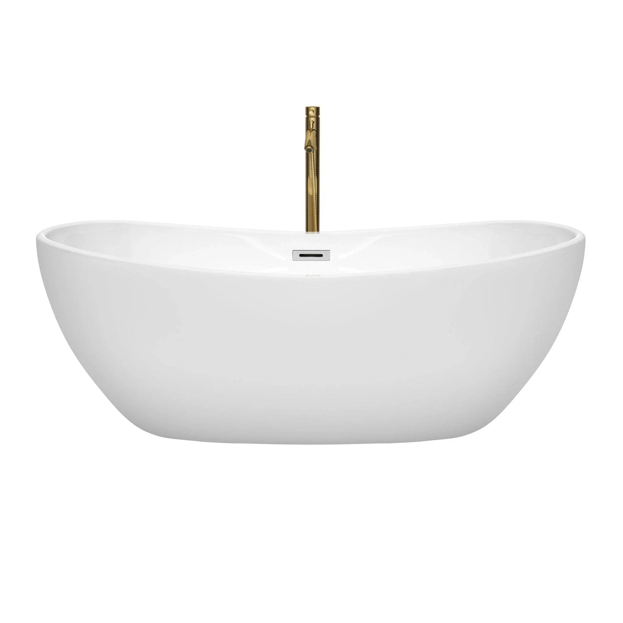 Wyndham Collection Rebecca 65" Freestanding Bathtub