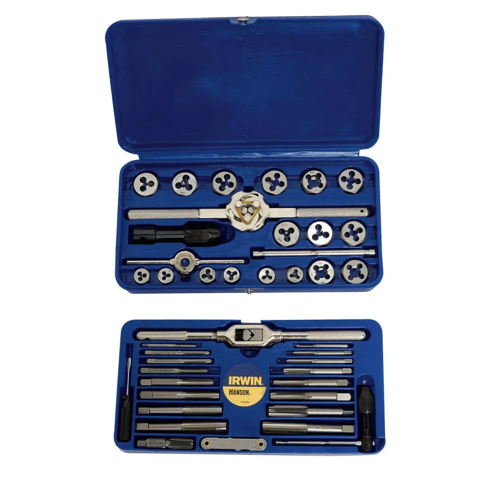 IRWIN 41 Piece Metric Tap & Die Set 26317, 3mm Thru 12mm