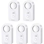 Govee Water Leak Detectors 5 Pack, 100dB Adjustable Audio Alarm Sensor, Sensitive Leak and Drip Alert, for Kitchen Bathroom Basement (Battery Included)