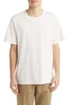 Short Sleeve Crewneck Tee In Alabaster