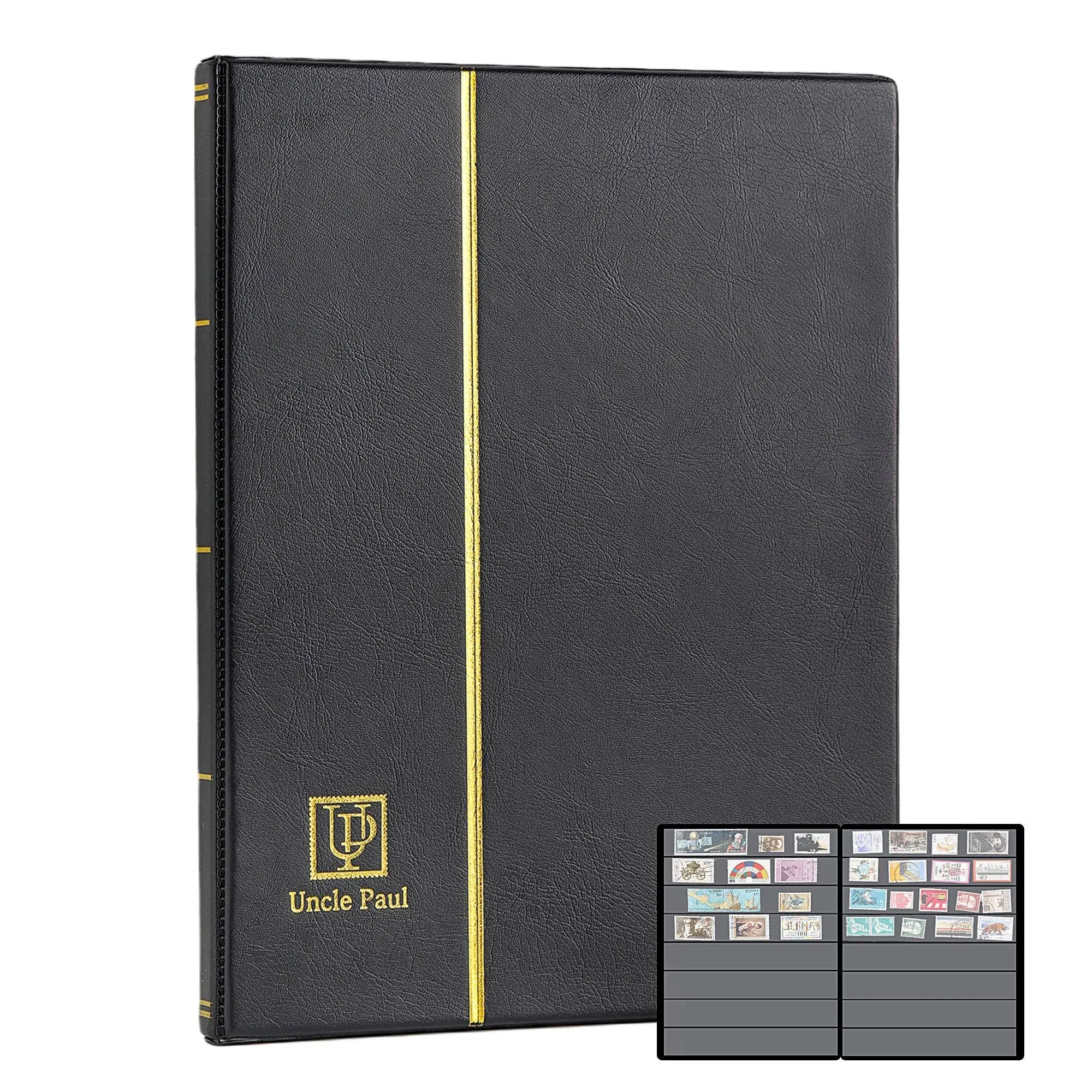 Stamp Album Stockbook, 160 Pockets 20 Select Size Name, Colour Name