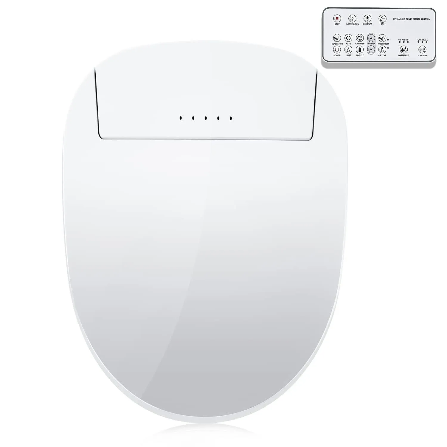 ZMJH Electric Smart Heated Bidet Toilet Seat