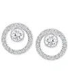 Swarovski Creativity Circle Stud Earrings - Rose Gold