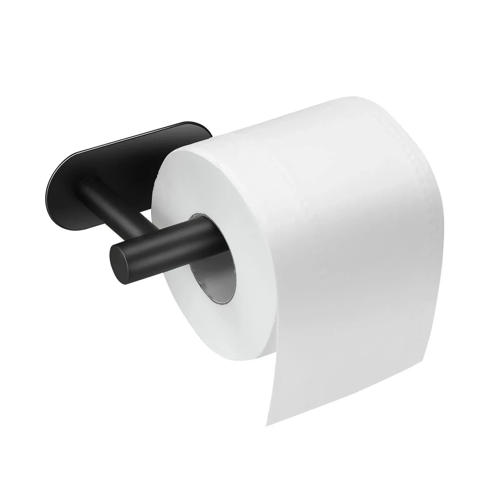 Adhesive Toilet Paper Holder with Shelf, Toilet Paper Roll Holder Wall Mounted ...