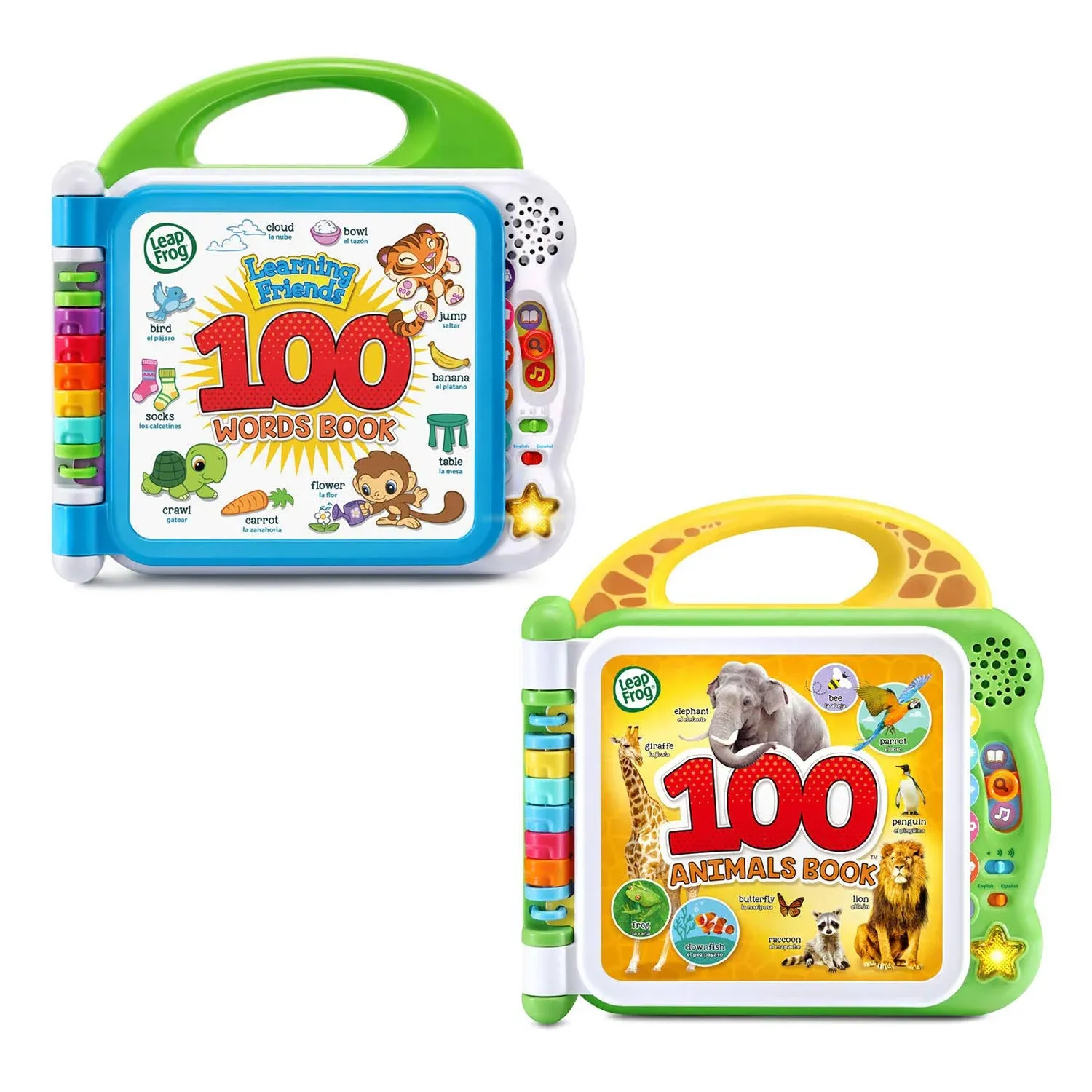 LeapFrog 100 Words / 100 Animals 2 BOOK SET - BRAND NEW EXPEDITED SHIPPING