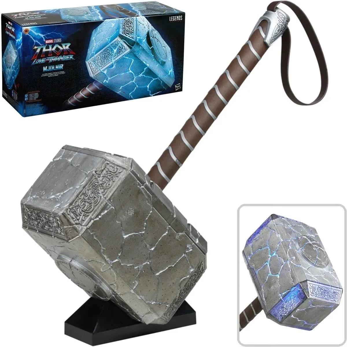 Marvel Legends Series Thor Love and Thunder Mjolnir Electronic Hammer