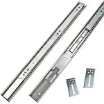 LONTAN 1 Pair Heavy Duty Drawer Slides 22 inch Soft Close Ball Bearing