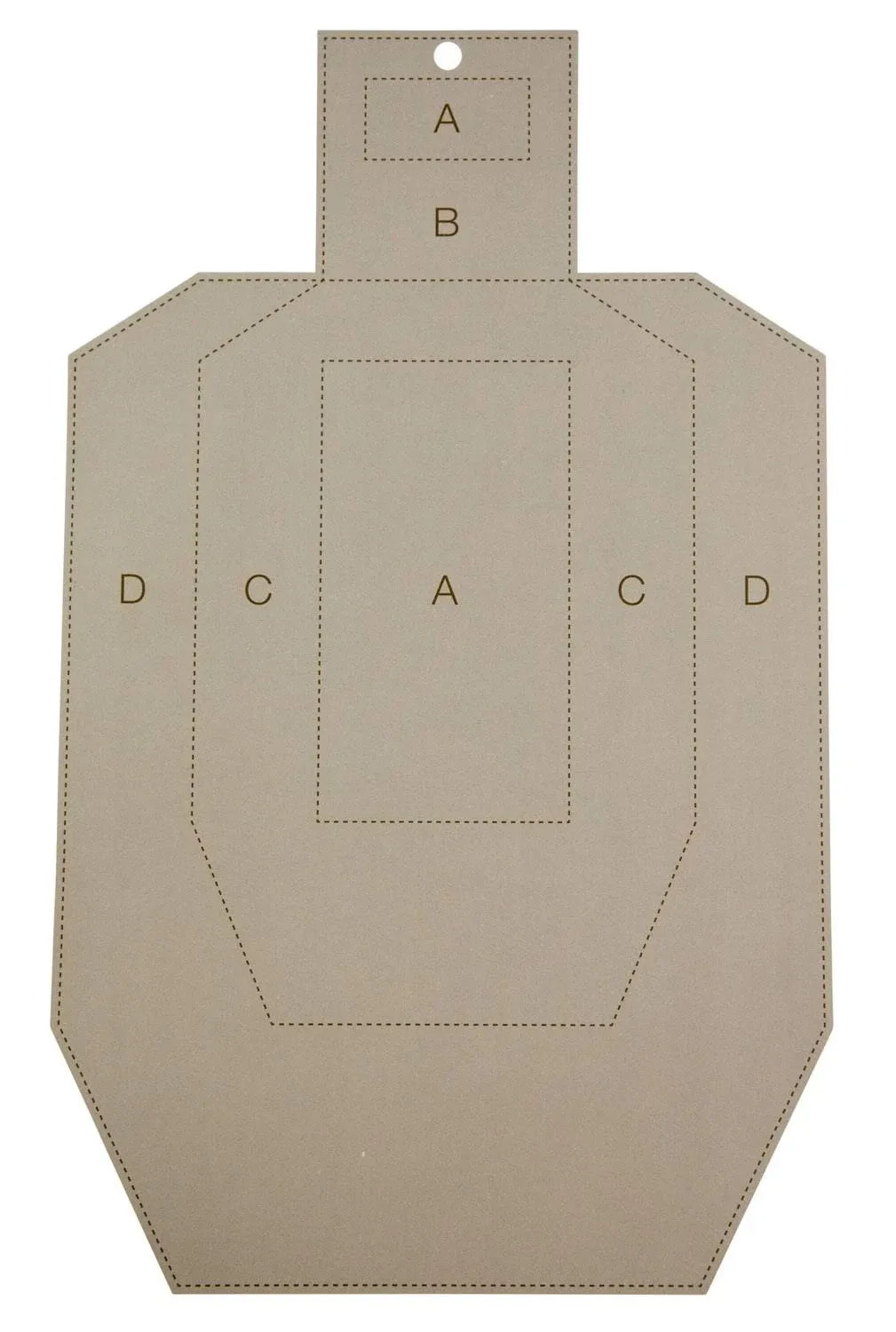 Birchwood Casey EZE-Scorer 12 X 18 Inch BC IPSC Practice Targets 10 Pack - 37206