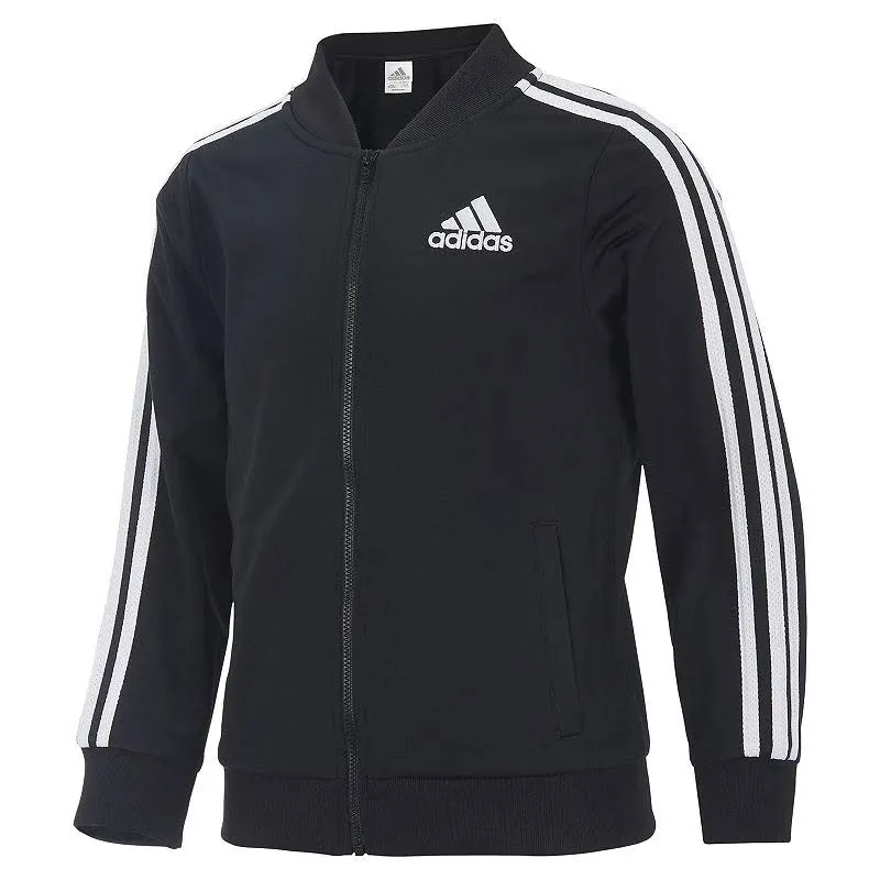 Girls 7-16 Adidas Tricot Bomber Jacket, Girl's, Size: XL Plus, Black