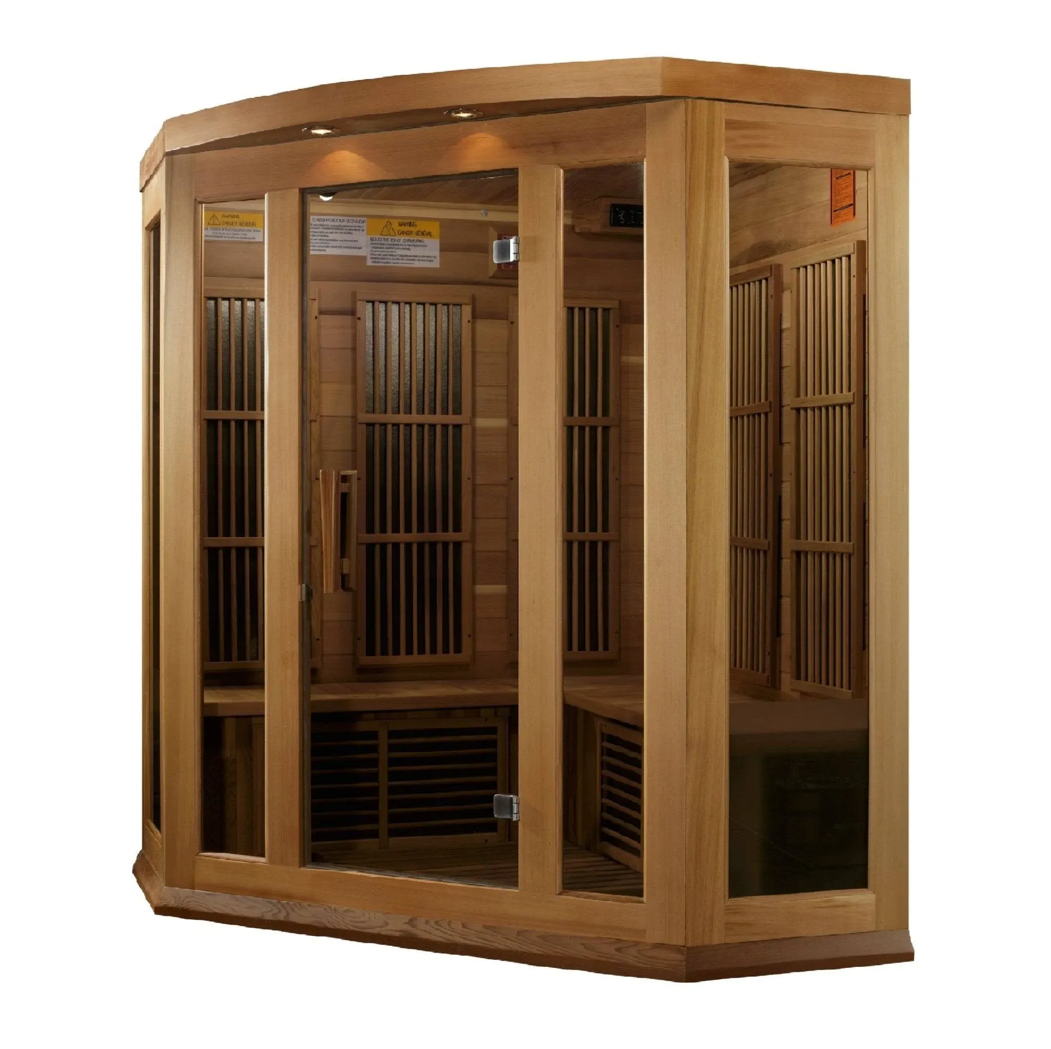 Maxxus Avignon Edition 3-Person Corner Near Zero EMF FAR Infrared Sauna