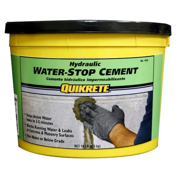 Quikrete 10 lb Hydraulic Water-Stop Cement