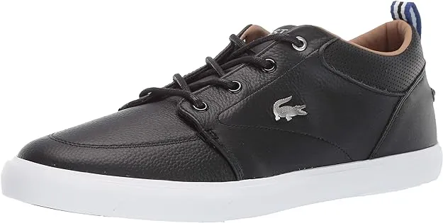 Lacoste Bayliss 37CMA0073-312 Mens Black Lace Up Casual Sneakers, Size 7