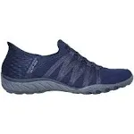 Shop Skechers Women's Slip-ins-relaxed Fit- Breathe-easy In Navy