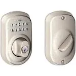 Schlage Plymouth Keypad Deadbolt - Satin Nickel