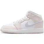 Air Jordan 1 Mid GS Pink Wash / White - Size 5.5 Kids