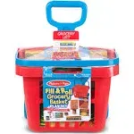 Melissa & Doug - Fill & Roll Grocery Basket Play Set