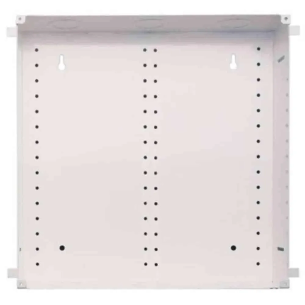 Leviton 47605-140 14in Structured Media Enclosure with Cover, White