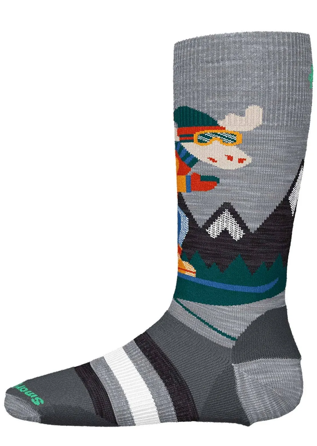 Smartwool Kids' Wintersport Full Cushion Mountain Moose Socks