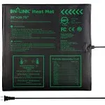 BN-LINK Durable Seedling Heat Mat Hydroponic Heating Pad Waterproof 20&#034;x 20.75&#039;&#039;