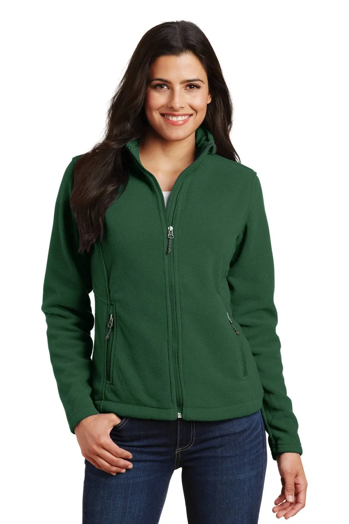 Port Authority Women's Value Fleece Jacket - L217, Size: Large, Green