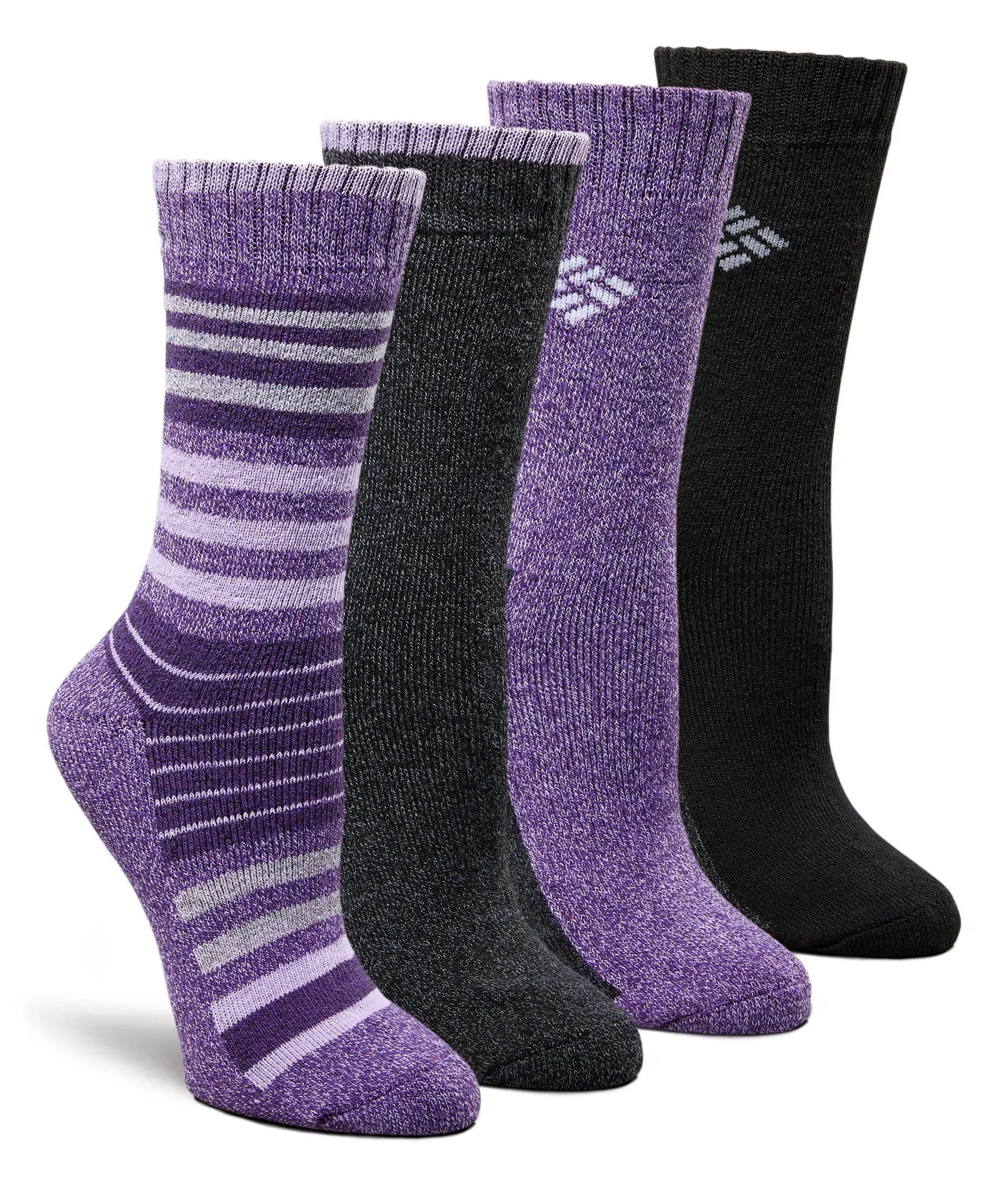 Columbia Women's 4 Pack Moisture Control Crew Socks