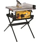 DeWALT DWE7491X 15 Amp 10 Inch Job Site Table Saw with Mobile Scissor 