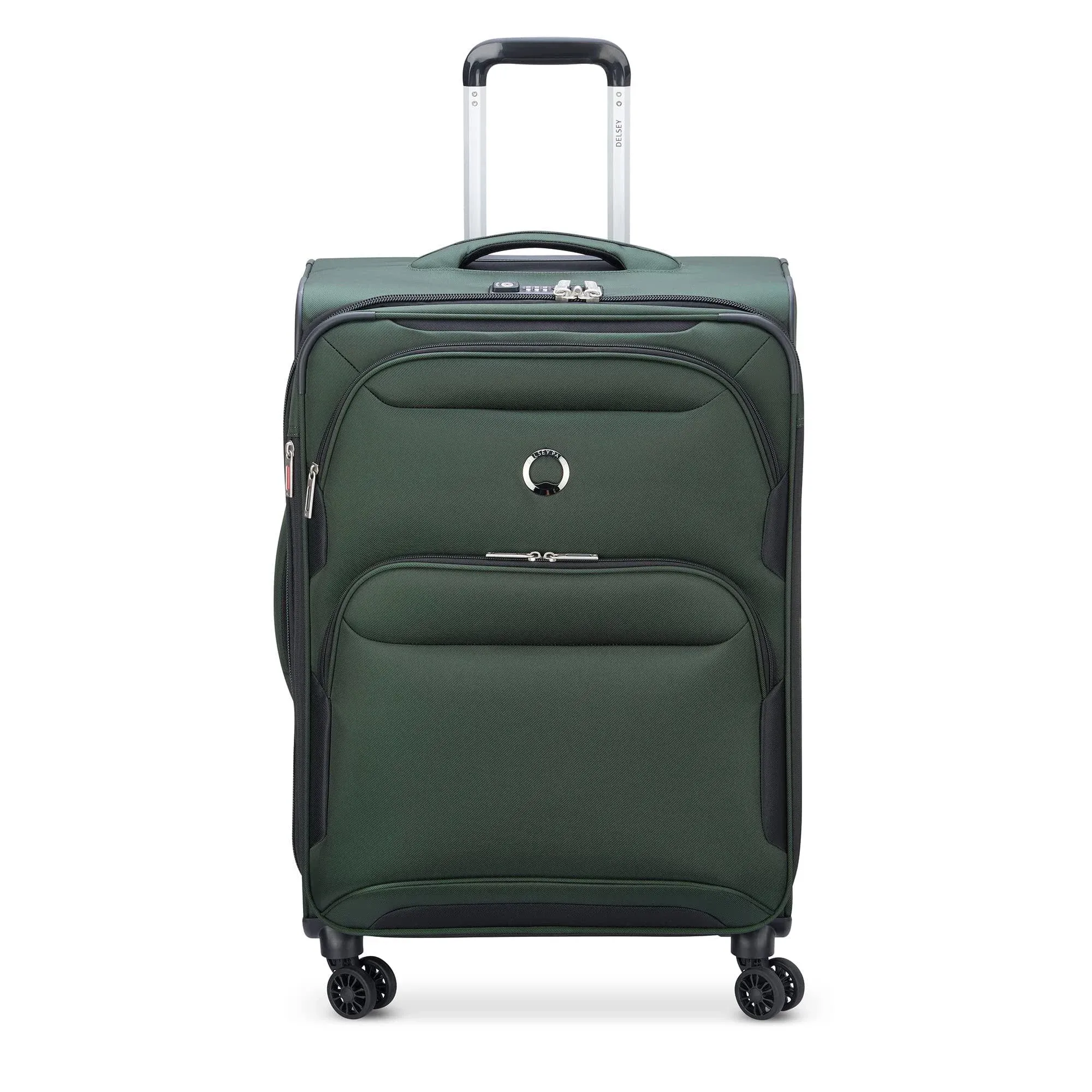 Delsey Paris Sky Max 2.0 24" Softside Spinner Luggage, Green