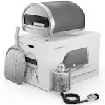 Gozney Roccbox Outdoor Pizza Oven, Grey, Portable, Gas &amp; Wood Fired, Restaurant-