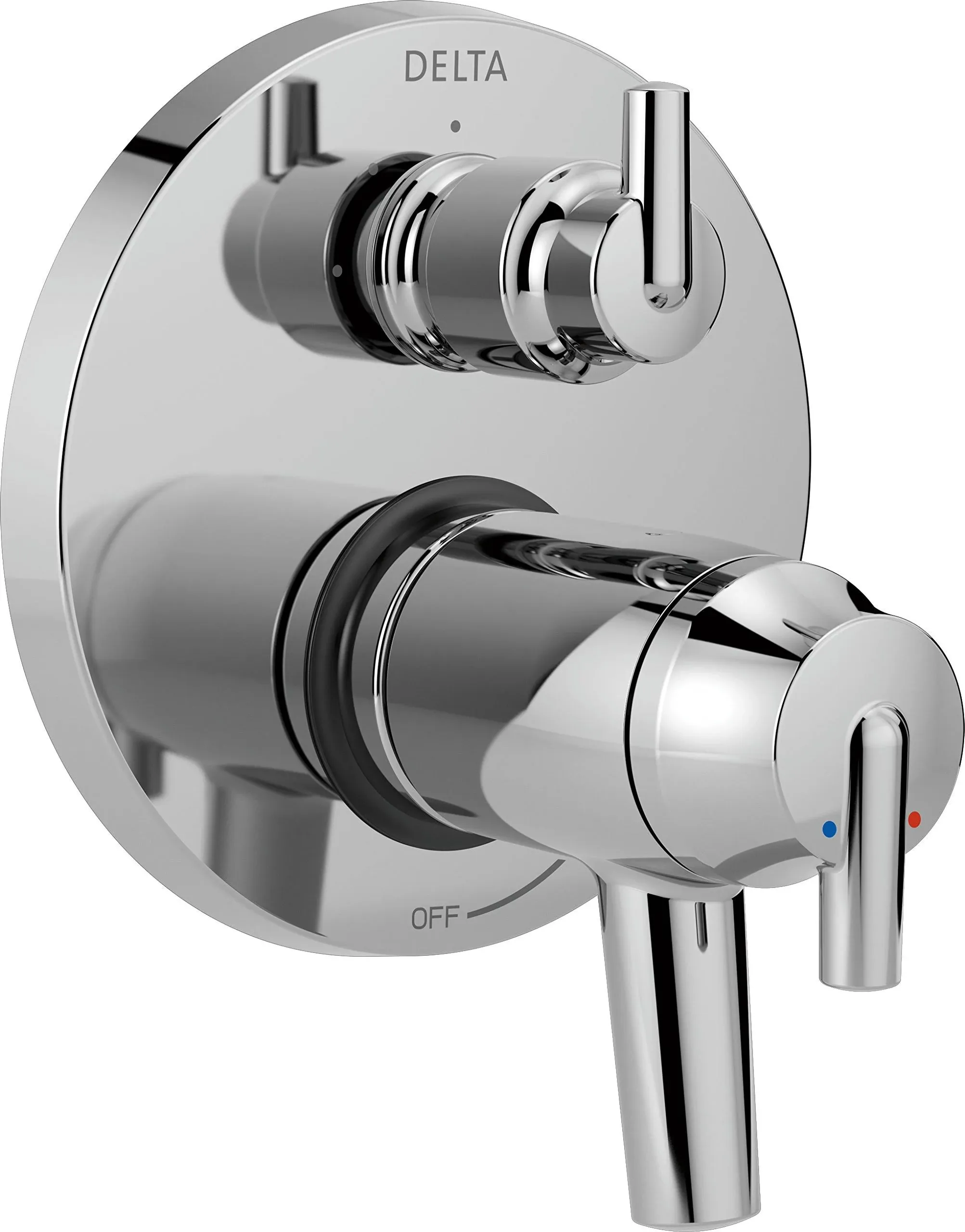 Delta Faucet T27T859-SS Trinsic Contemporary TempAssure 17T Series Valve Trim with 3-Setting Integrated Diverter Stainless