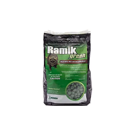 Ramik Green Rat, Mouse and Vole Poison, Indoor and Outdoor Use