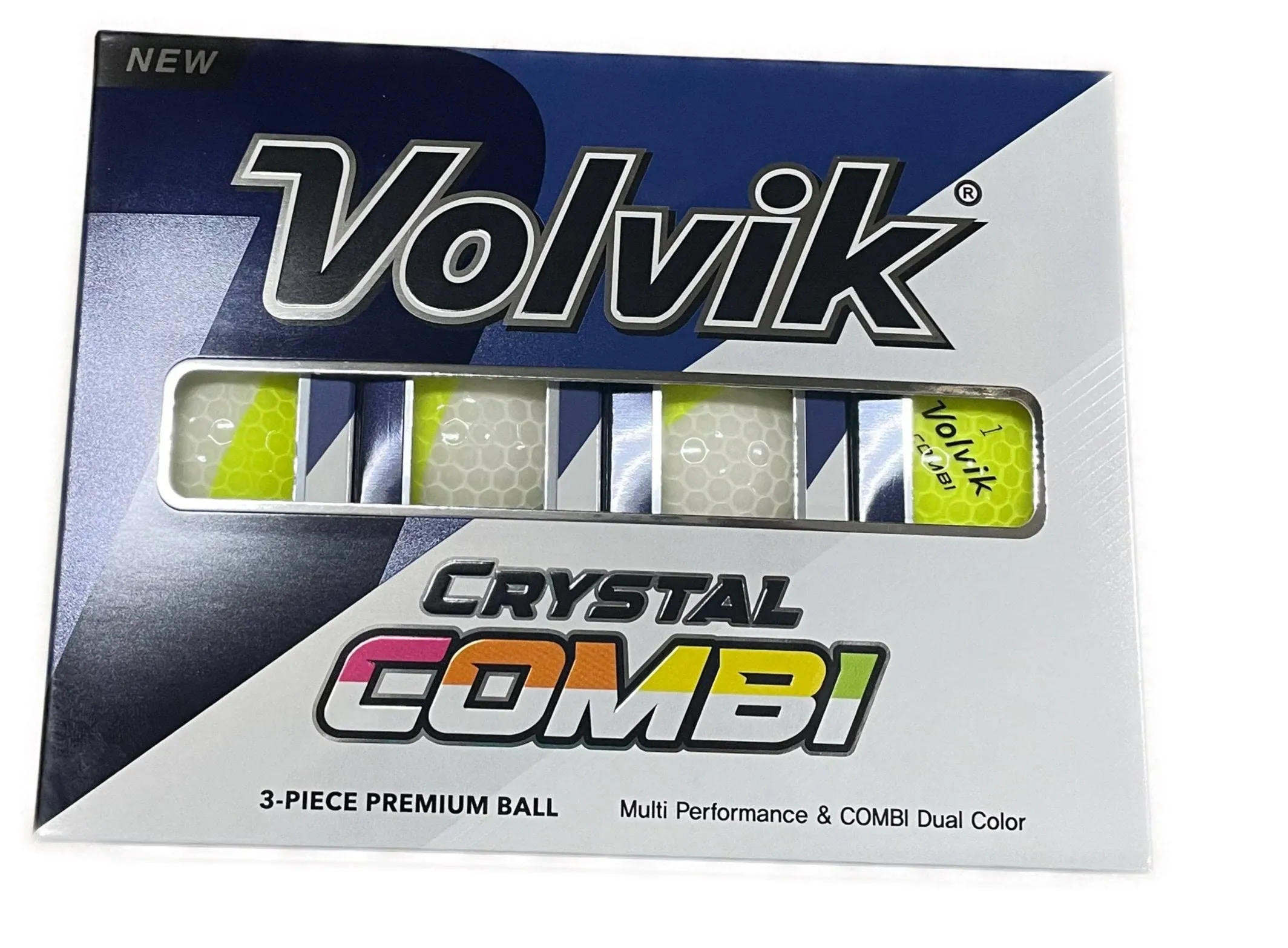 Volvik Crystal Combi Golf Balls