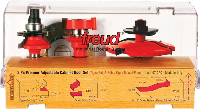 Diablo Premier Adjustable Cabinet Bit Set