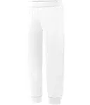 Hanes ComfortSoft EcoSmart Girls' Jogger Sweatpants White