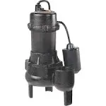 Wayne RPP50 Sewage Pump Cast Iron 1/2 HP