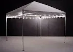 STRING CANOPY TENT LIGHTS White LED Lighting Battery Powered 40-Ft